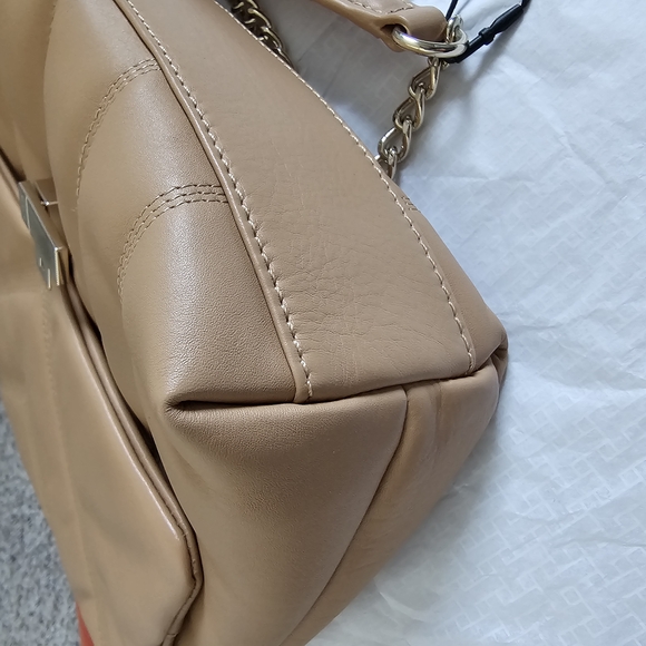 Beige Chain Strap Women's Bag - Picture 3 of 7